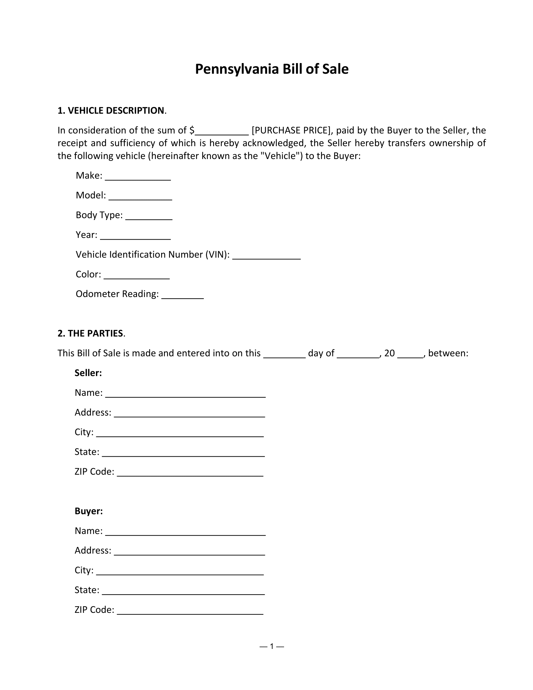 pennsylvania-bill-of-sale