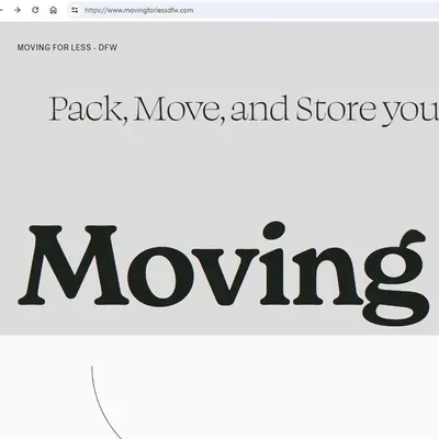 MOVING FOR LESS