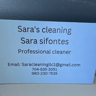 Sara’s cleaning