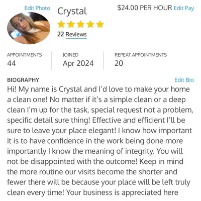 Crystal clean 247