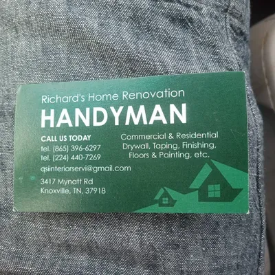 Richard dry wall and handyman services