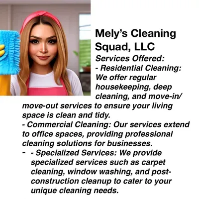 Mely’s cleaning squad