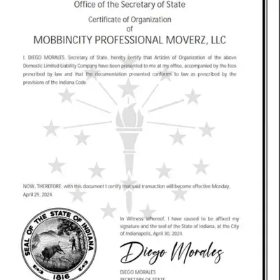 mobbincity professional Moverz llc