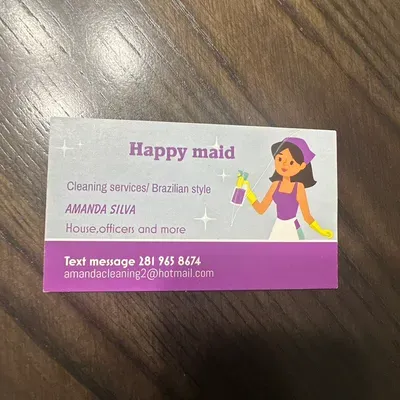 Happy maid Amanda Silva’s