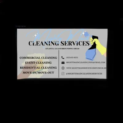 Mighty maid cleaning