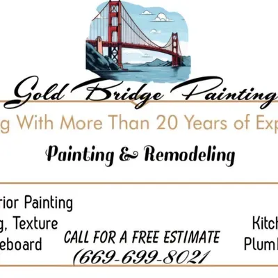 Gold Bridge Painting