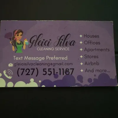 Gleici Silva cleaning service