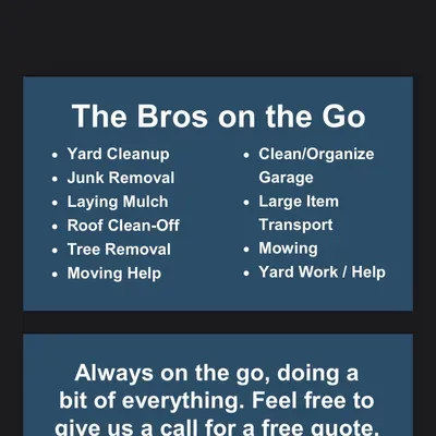 The Bros On The Go