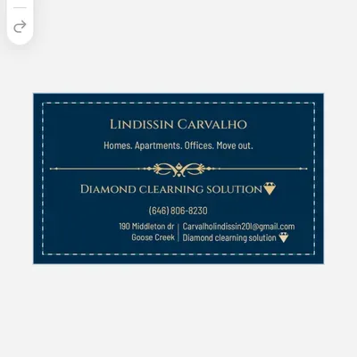 Diamond cleaning solution