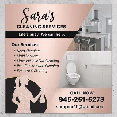 Sara’s Cleaning Service?
