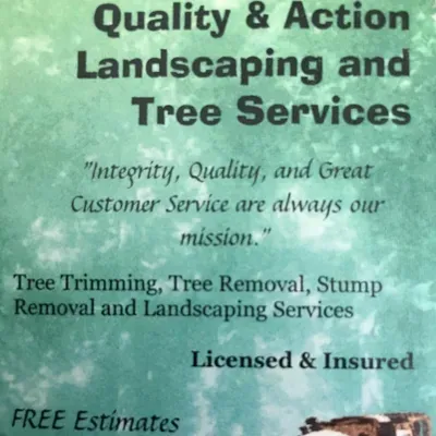 Quality & Action Landscaping, Tree Services