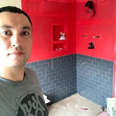 Tile design and cabinet’s