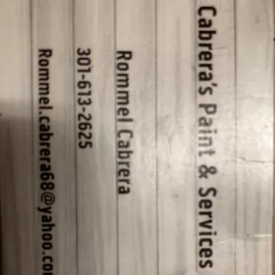 Cabrera’s painting & services