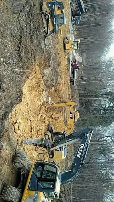 Dougie excavating