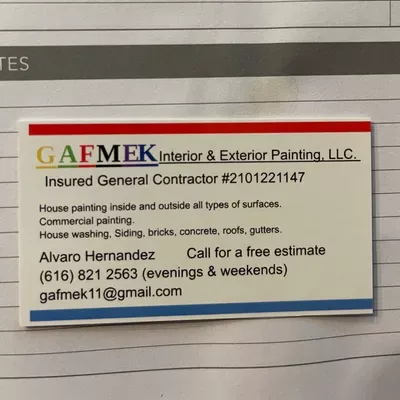 GAFMEK interior & exterior painting