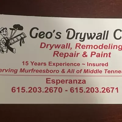 Geo’s drywall