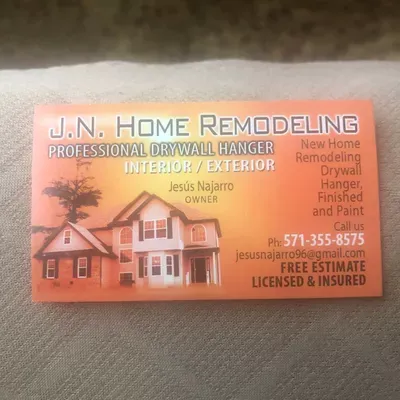 J.N. Home Remodeling Professional Drywall Hanger