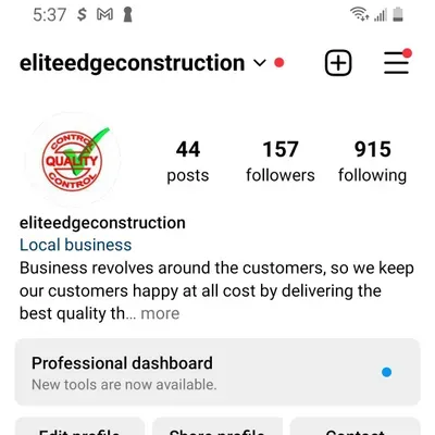 Elite edge construction