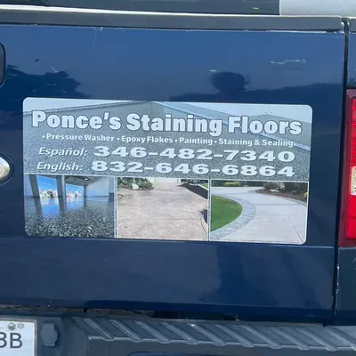 Ponce staining flooring