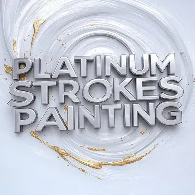 Platinum Strokes Painting