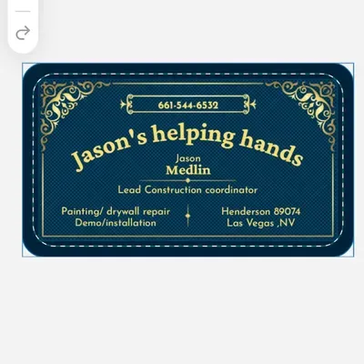 Jason's helping hands