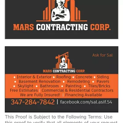 Mars Contracting corp