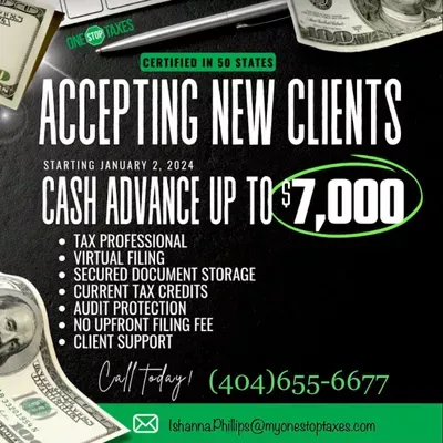 Phillips financial/ one stop taxes