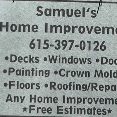Samuel home improvement