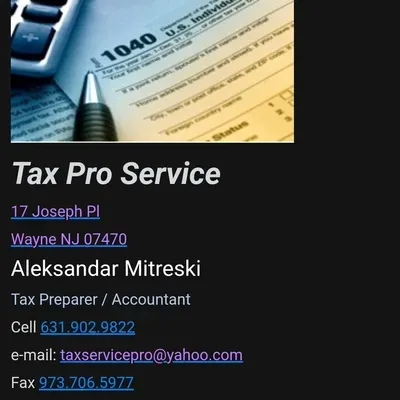 TAX PRO SERVICE