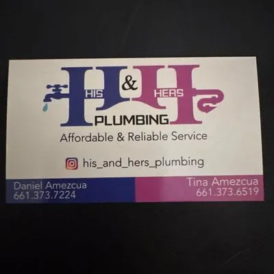 His And Her’s plumbing