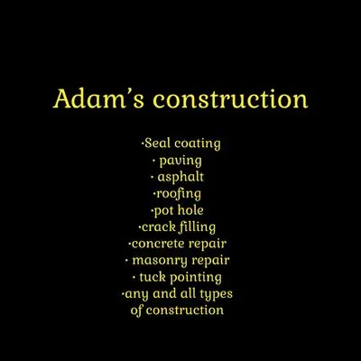 Adam’s construction and seal coating