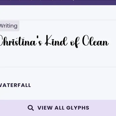 Christinas kind of clean