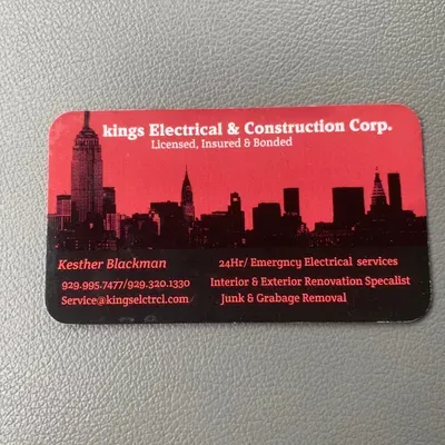 Kings Electrical and construction Corp.
