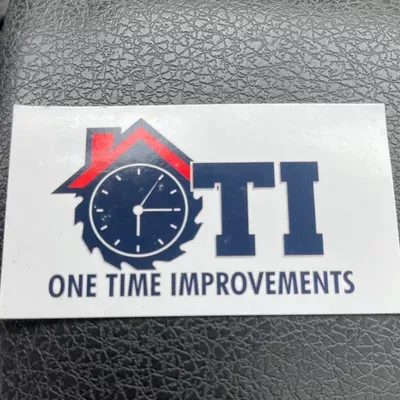 One Time Improvements