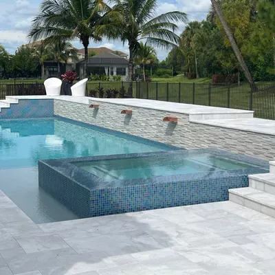 Danny Flooring and Pool Tile Remodel
