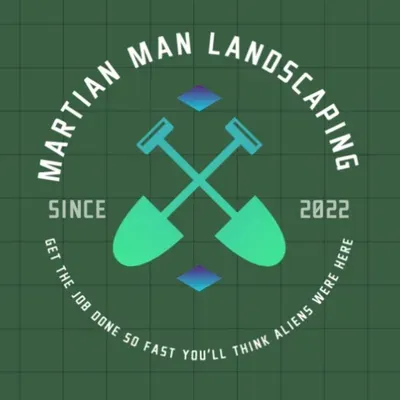 Martian man landscaping