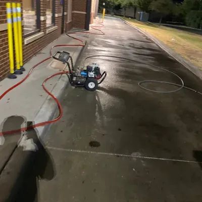 Streamline pressure washing