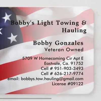 Bobby’s Light Towing and Hauling