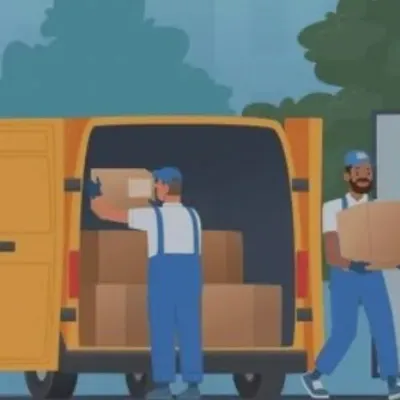 Glacier moving