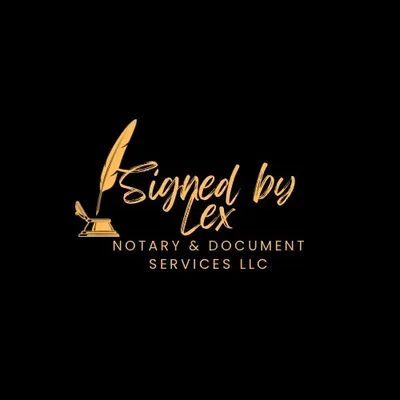 Signed by Lex Notary & Document Services LLC