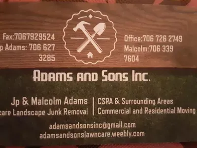Adams And Sons Inc.