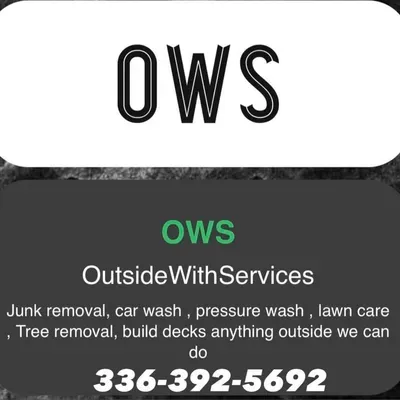Outside with service