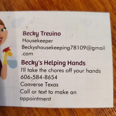 Beckys House cleaning