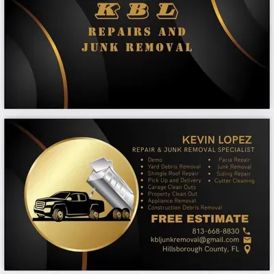 KBL repairs and junk removal