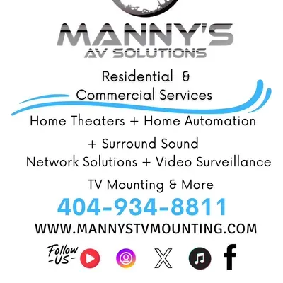 Manny's TV Mounting & Surveillance