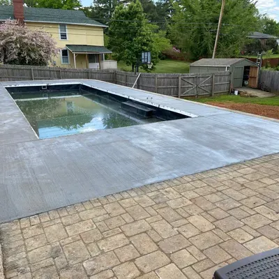Concrete floors rock walls and more