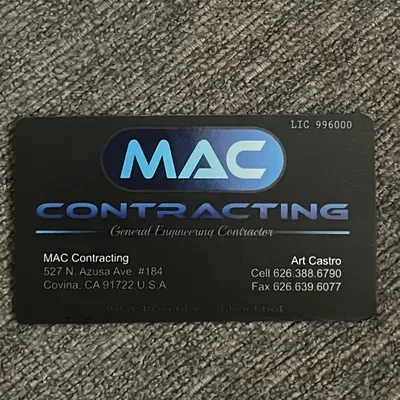 MAC Contracting Inc site concrete contractor