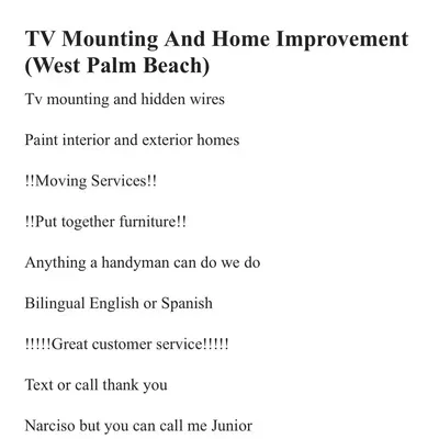 JR TV Mounting And Home Improvement