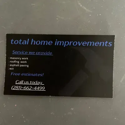 Total home improvements