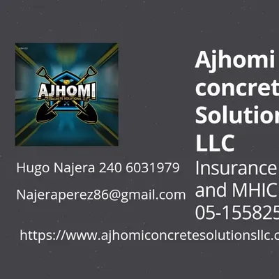 Ajhomi concrete solutions LLC